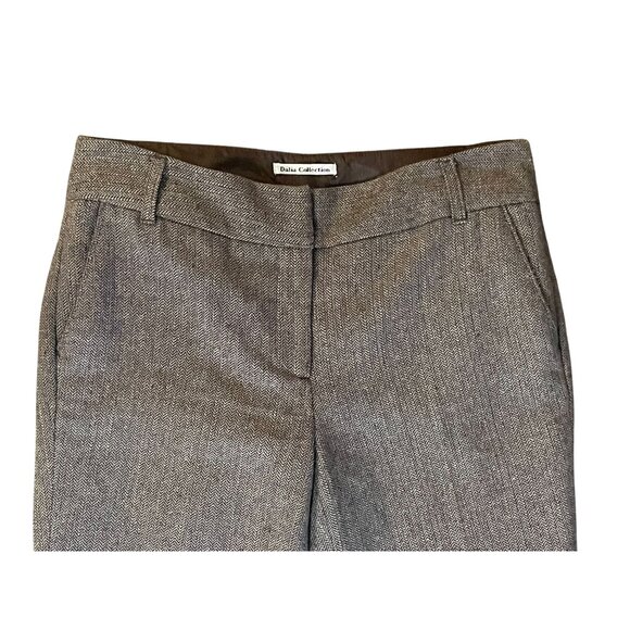 Dalia Womens 6 Brown Tweed Dress Pants Wool Blend Lined Used - Picture 15 of 16